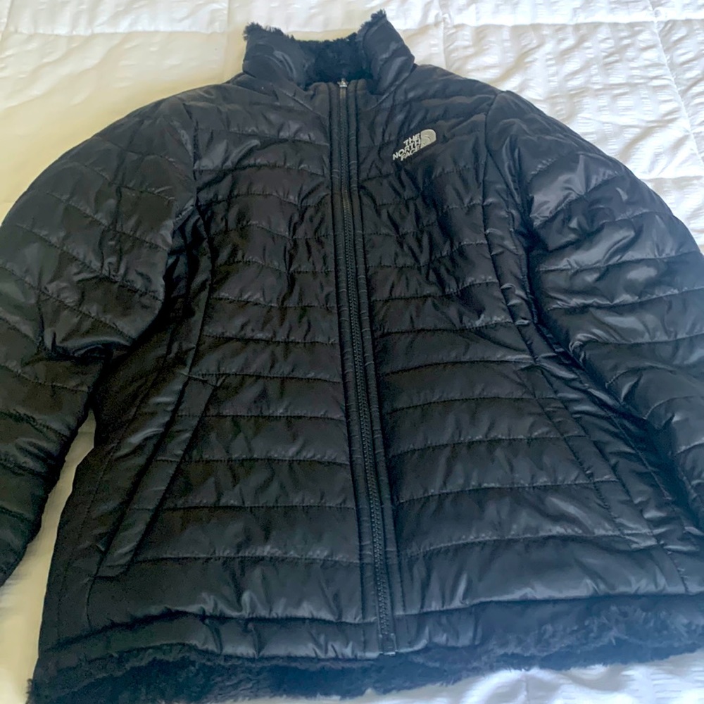 The North Face mossbud swirl reversible jacket